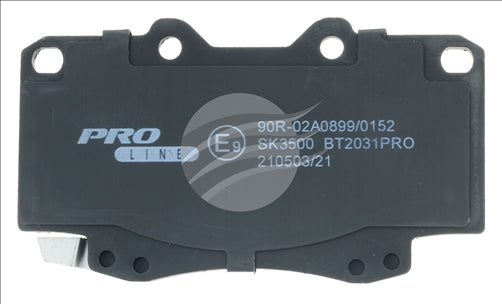 BREMTEC PRO LINE HD CERAMIC+ LOW DUST TOYOTA HILUX GGN25, KUN26 4X4 BT2031PRO