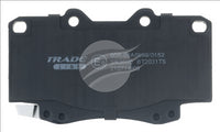 BREMTEC TRADE-LINE BRAKE PAD FRONT SET TOYOTA HILUX GGN25, KUN26 4X4 BT2031TS