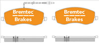 BREMTEC EURO-LINE BRAKE PADS SET CITROEN C8 2.2i 2010- BT2038ELC
