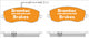 BREMTEC EURO-LINE BRAKE PADS SET CITROEN C8 2.2i 2010- BT2038ELC