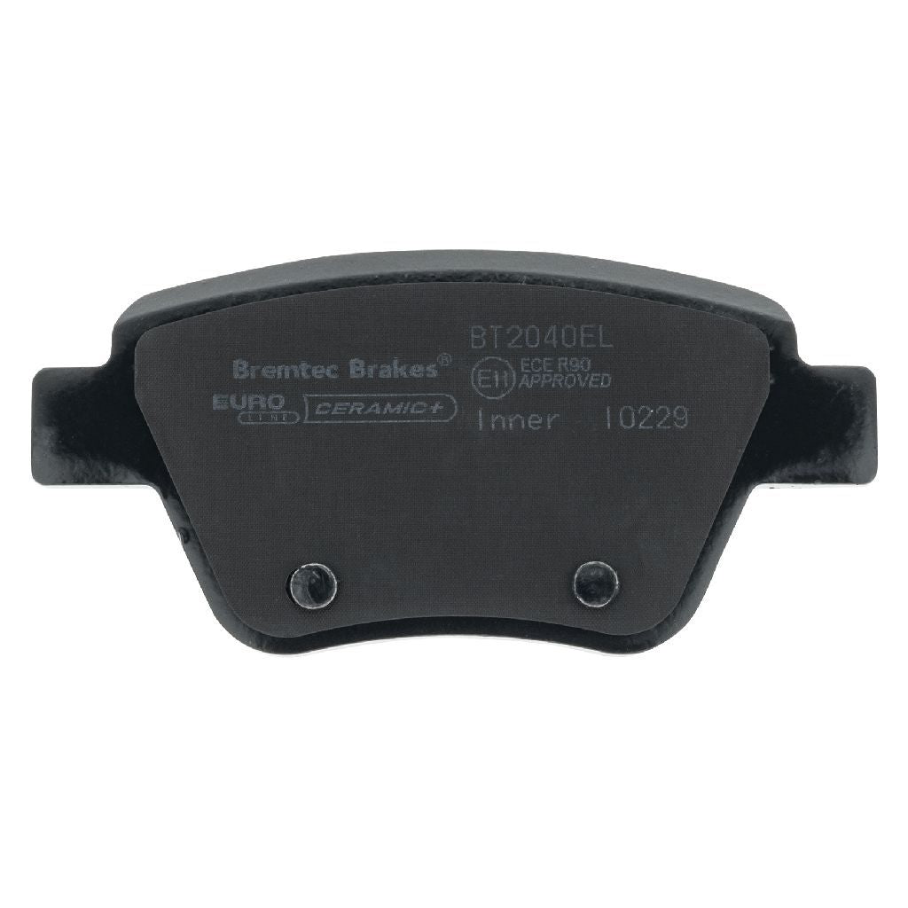 Euro-line Brake Pad Rear Set Vw Caddy Eos Golf Jetta Audi - Bt2040el
