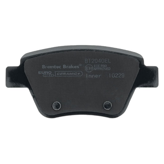 Euro-line Brake Pad Rear Set Vw Caddy Eos Golf Jetta Audi - Bt2040el