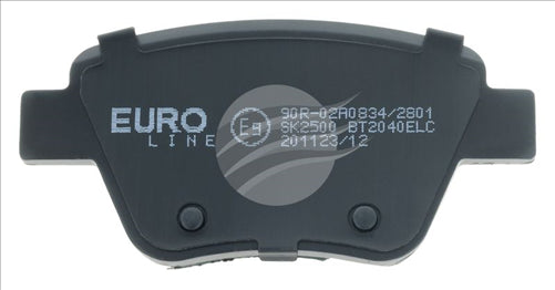 EURO-LINE BRAKE PAD REAR SET VW CADDY EOS GOLF JETTA AUDI BT2040ELC