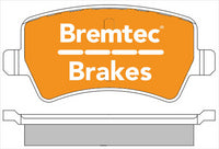BREMTEC EURO-LINE BRAKE PADS SET FORD MONDEO IV & ELEC ASSIST BT2046ELC