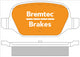 BREMTEC EURO-LINE BRAKE PADS SET FIAT 500 1.3D 2007- BT2059ELC