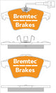BREMTEC EURO-LINE HD BRAKE PADS SET VW TOUAREG 7LA, 7L6, 7L7 BT2062AELH