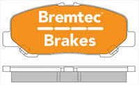 BREMTEC 4WD BRAKE PADS SET TOYOTA TARAGO ACR50, GSR50 BT2066E
