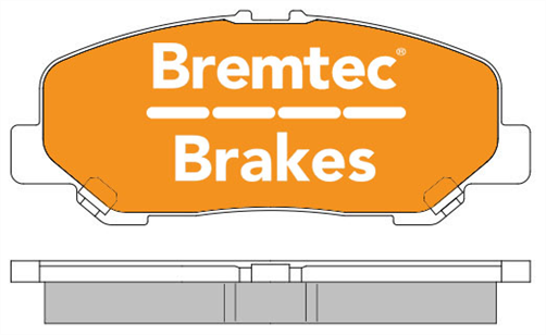 BREMTEC PRO LINE HD CERAMIC+ ZERO DUST TOYOTA TARAGO ACR50, GSR50 BT2066PRO