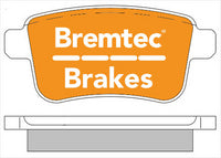 BREMTEC EURO-LINE BRAKE PADS SET RENAULT KANGOO 1.5di, 1.6 16V BT2069ELC