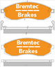 BREMTEC 4WD BRAKE PADS SET MITS TRITON MK GLX (4X4, 4X2) BT2076E
