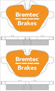 BREMTEC EURO-LINE BRAKE PADS SET BMW 5 (F10) 528i, 520d 3/2010- BT2078ELC