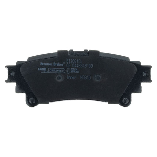 Euro-line Brake Pads Set Toyota Kluger Gsu50r 3.5l 4wd - Bt2081el