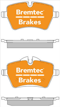 BREMTEC PRO-LINE FRONT BRAKE PADS SET MINI COOPER S (R56) 2006- BT2106PRO