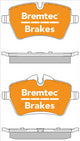 BREMTEC PRO-LINE FRONT BRAKE PADS SET MINI COOPER S (R56) 2006- BT2106PRO