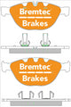 BREMTEC TRADELINE BRAKE PAD SET FRONT BMW 7 SERIES E65, E66 750Li BT2110TS