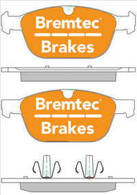 BREMTEC PRO-LINE BRAKE PADS SET VOLVO XC60 D5 AWD 2009- BT2111PRO