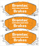 BREMTEC PRO-LINE BRAKE PADS SET INFINITY Q50 2.2D 2014- BT21150PRO