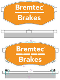 BREMTEC TRADE-LINE BRAKE PADS SET KIA SPORTAGE 2.0, 2.4 AWD BT2120TS