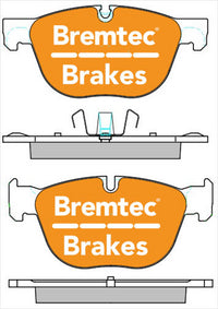 BREMTEC TRADELINE BRAKE PAD SET FRONT BMW X5 (E70) 3.0sd, 3.0si 4.8i BT2125TS