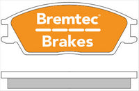 BREMTEC PRO-LINE BRAKE PADS SET HYUNDAI ELANTRA 1990-95 BT212PRO