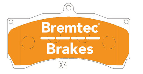 BREMTEC PRO-LINE HD CERAMIC+ ZERO DUST HOLDEN HSV VZ CLUBSPORT (AP) BT2130PRO