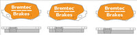 BREMTEC 4WD BRAKE PADS SET CANTER 2.0 2.8 3.0 FA7_,FB7_ BT2136E