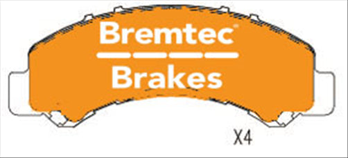 BREMTEC PRO-LINE BRAKE PADS SET ISUZU N-SERIES (NPR85P) 3.0LD BT2138PRO
