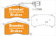 BREMTEC EURO-LINE HD BRAKE PADS SET AUDI S8 (4D) 4.1L QUATTRO BT21440ELH
