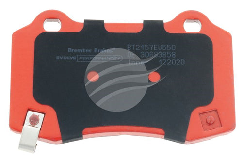 EVOLVE PERFORMANCE CERAMIC+ FORD FPV BA BF FG BREMBO 4-POT BT2157EV550