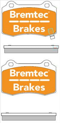 BREMTEC TRADELINE BRAKE PAD SET REAR FORD FPV BA BF FG BREMBO 4-POT BT2157TS