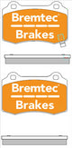 BREMTEC TRADELINE BRAKE PAD SET REAR FORD FPV BA BF FG BREMBO 4-POT BT2157TS