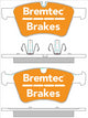 BREMTEC BRAKE PAD SET MERCEDES BENZ G-CLASS (W164) BT2158ELH
