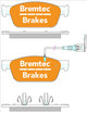 BREMTEC EURO-LINE BRAKE PADS SET BT2171ELC