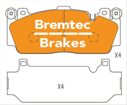BREMTEC EVOLVE HYBRID-PERFORMANCE BMW 5 (F10, F18) M5 4.4L 2011- BT21900EV550