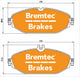 BREMTEC PRO-LINE BRAKE PADS SET MERCEDES C-CLASS (W205) C200 BT22060PRO