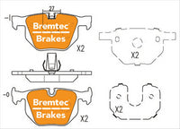 BREMTEC BRAKE PAD SET TOYOTA KLUGER MCU28R V6 2003- BT2211ELC