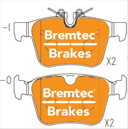 BREMTEC PRO-LINE HD CERAMIC+ ZERO DUST VLVO XC90 D5 2.0L 2015- REAR BT22200PRO