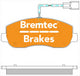 BREMTEC EUROLINE HD CERAMIC+ ZERO DUST RENAULT MASTER IV REAR BT2221ELH