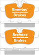 BREMTEC EURO-LINE BRAKE PADS SET BMW Z4 (E89) (106 X 51) 2009- BT2224ELC