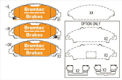 BREMTEC EVOLVE HYBRID CARBON FORD MUSTANG (FM) 2.2 GTDi BT22360EV550