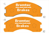 BREMTEC PRO-LINE BRAKE PADS SET FOTON AUMARK MPV (BJ1_) 4.1D BT2243PRO
