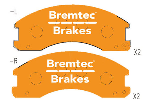 BREMTEC PRO-LINE BRAKE PADS SET FOTON AUMARK MPV (BJ1_) 4.1D BT2243PRO