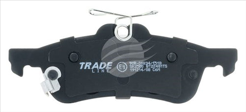 TRADE-LINE BRAKE PADS SET HONDA CIVIC IX (FK)1.6L i-DTEC BT22481TS