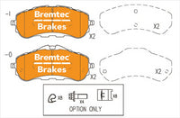BREMTEC PRO SERIES REAR DISC PAD FORD EVEREST UA BT22501PRO