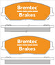 BREMTEC PRO LINE HD CERAMIC+ ZERO DUST TOYOTA AURION GSV40R 3.5 V6 BT2251PRO