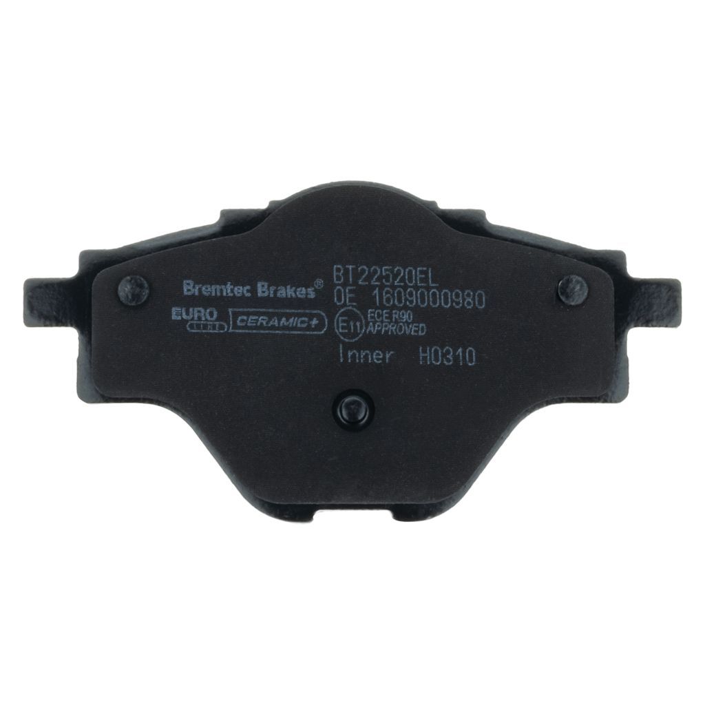 Euro-line Brake Pads Set Citroen C4 Ii 1.6 Thp165 2014 - Bt22520el
