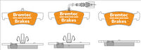 BREMTEC EURO-LINE BRAKE PADS SET BT2253ELC
