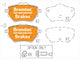 BREMTEC EURO-LINE BRAKE PADS SET PEUGEOT 308 II 1.6L 2013- BT22540ELC