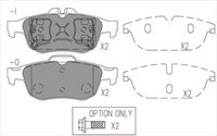 BREMTEC EURO-LINE BRAKE PADS SET RENAULT LATITUDE (L70_) BT2255ELC