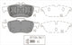 BREMTEC EURO-LINE BRAKE PADS SET RENAULT LATITUDE (L70_) BT2255ELC